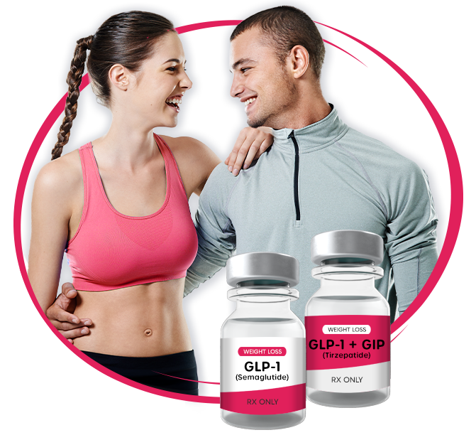 Fit Couple in gym clothing